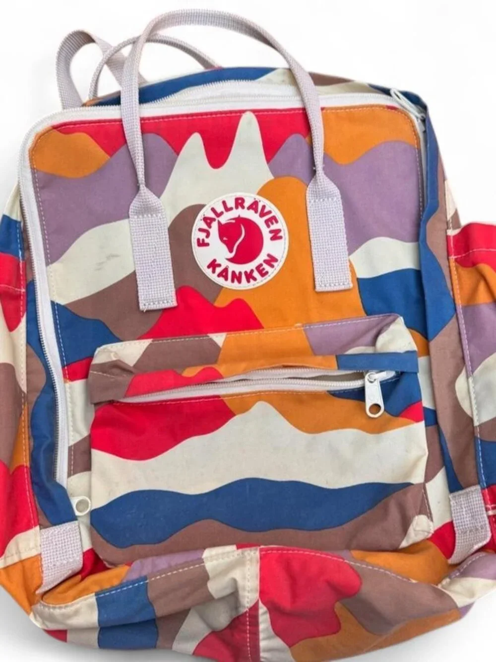 Fjällräven Kanken Multi color camo backpack bag Art Special Edition